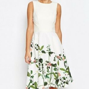 Ted Baker Secret Trellis Print Dress